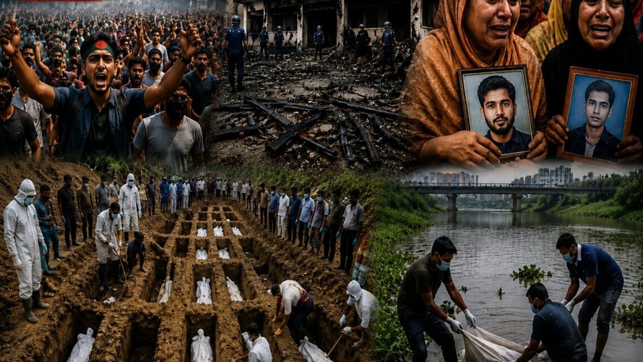 ২০২৪ সালের জুলাই-আগস্টের গণকবরের দাবি একটি ‘কল্পকাহিনী’